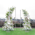 White Rose Arch Wedding Flowers