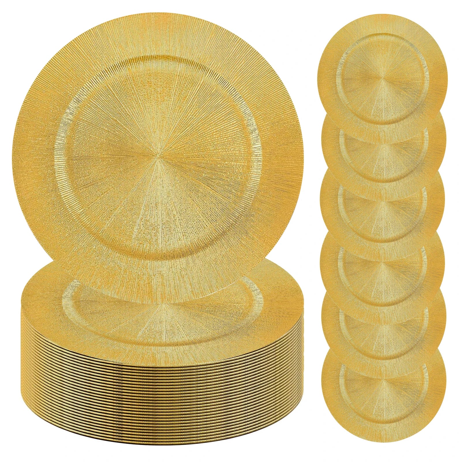 Gold Charger Plates 13-Inch