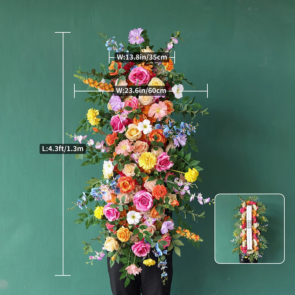 Handmade Fleur Wedding Flower Runner