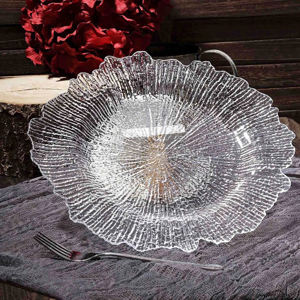 Luxury Gold Clear Charger Plates