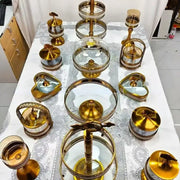 Luxury Crystal Wedding Tableware Set