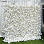 5D White Rose Flower Wall