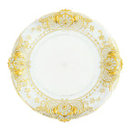 Crystal Charger Plate Gold Silver