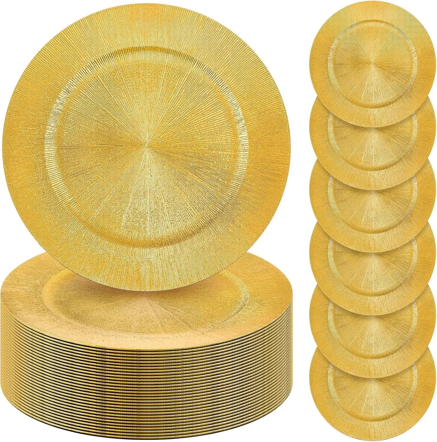 Gold Charger Plates 13-Inch