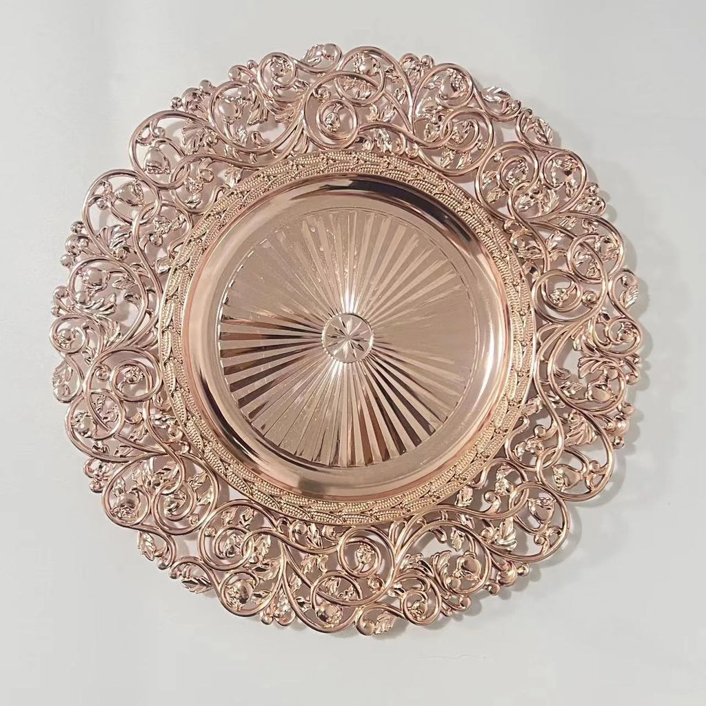 13" Wedding Charger Plates 100-Pack