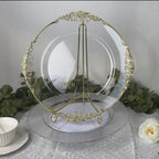 Luxury Gold Clear Charger Plates