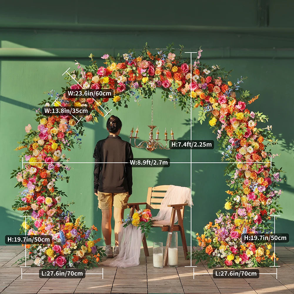 Handmade Fleur Wedding Flower Runner