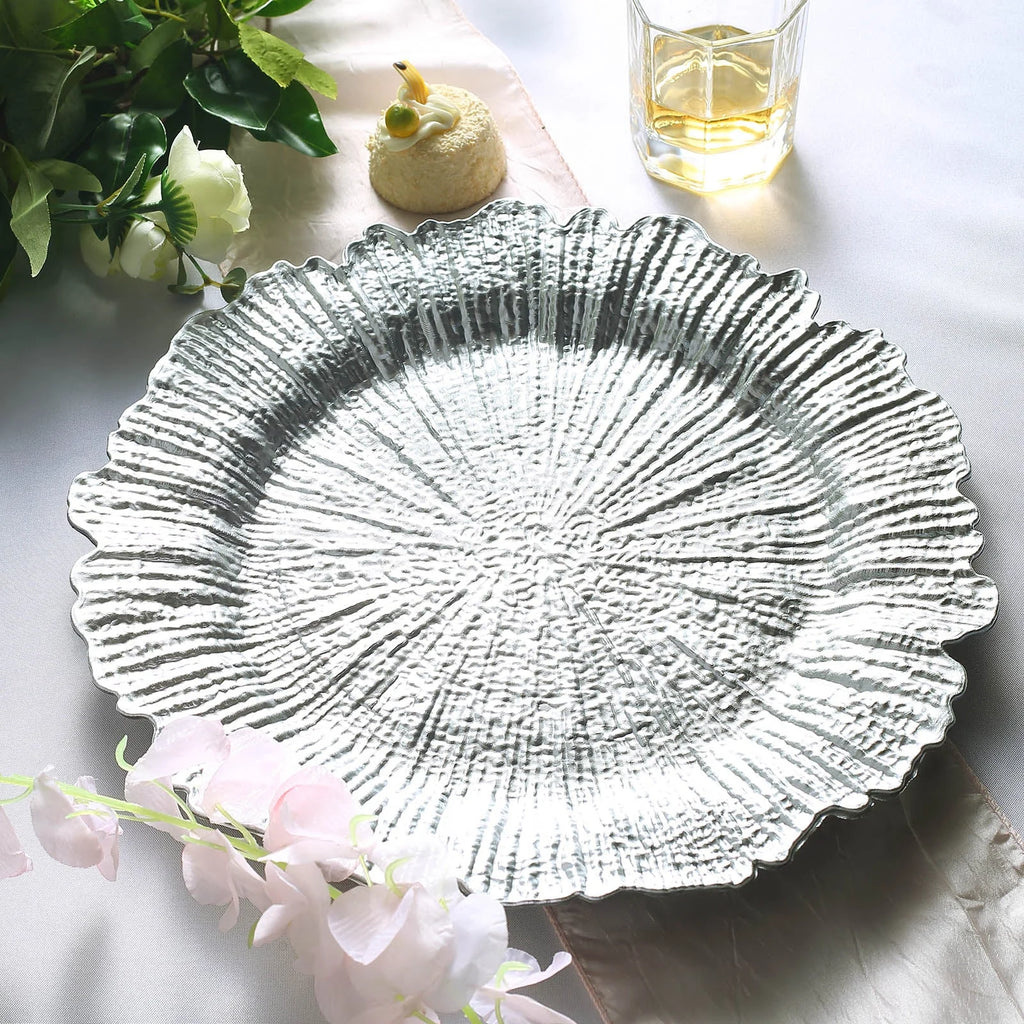 Luxury Gold Clear Charger Plates