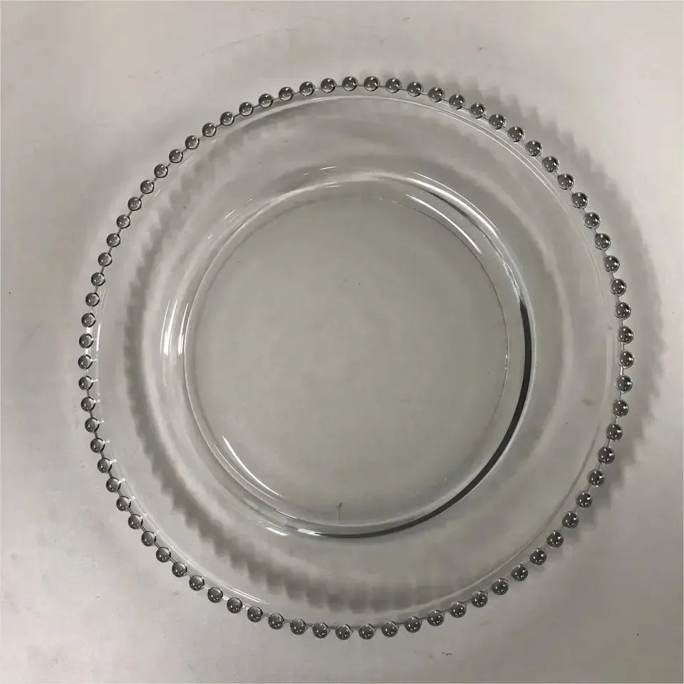Luxury Gold Clear Charger Plates