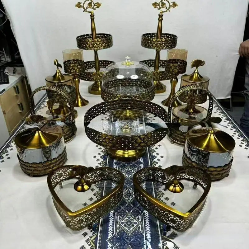 Luxury Crystal Wedding Tableware Set