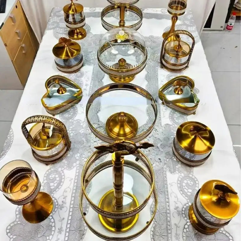 Luxury Crystal Wedding Tableware Set