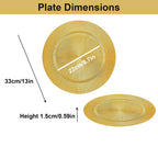 Gold Charger Plates 13-Inch
