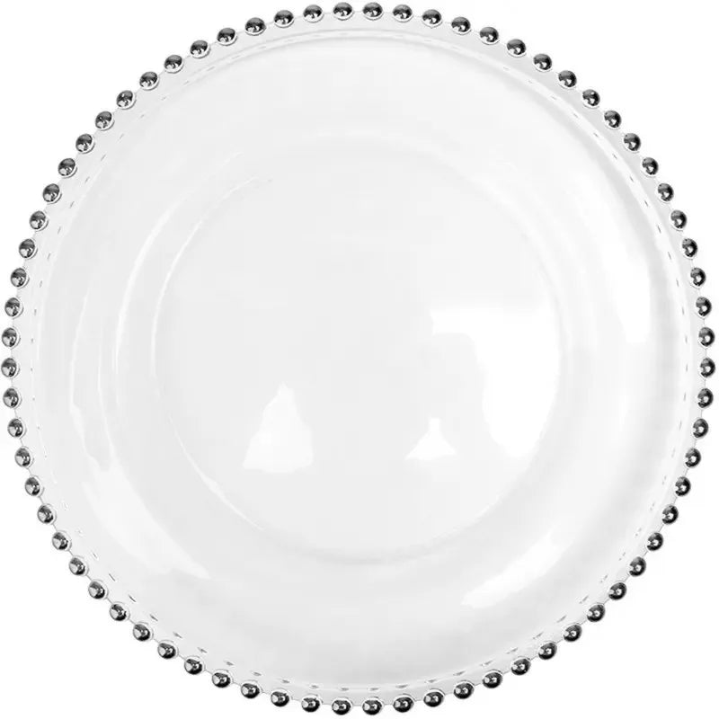 Luxury Gold Clear Charger Plates