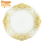 Crystal Charger Plate Gold Silver