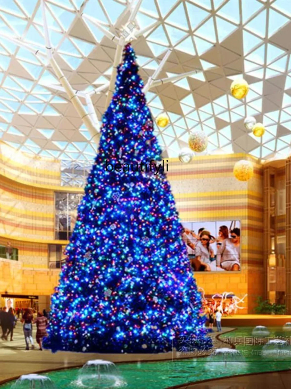 Luminous Large Christmas Tree
